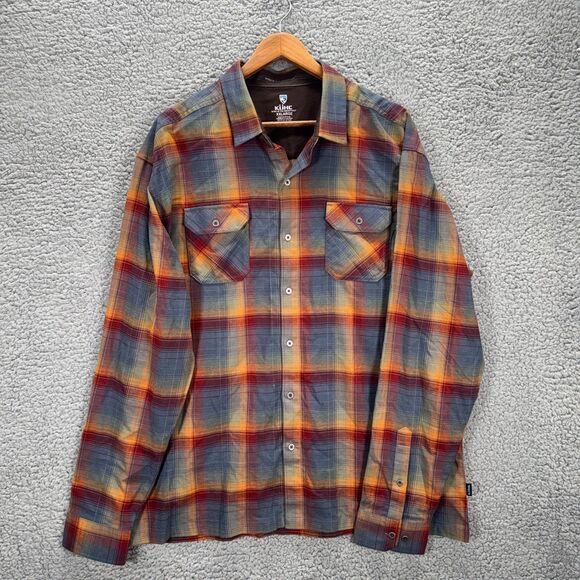 Kuhl Other - Kuhl Dillinger Flannel Shirt Mens XXL 2XL Plaid Long Sleeve Outdoor Hiking